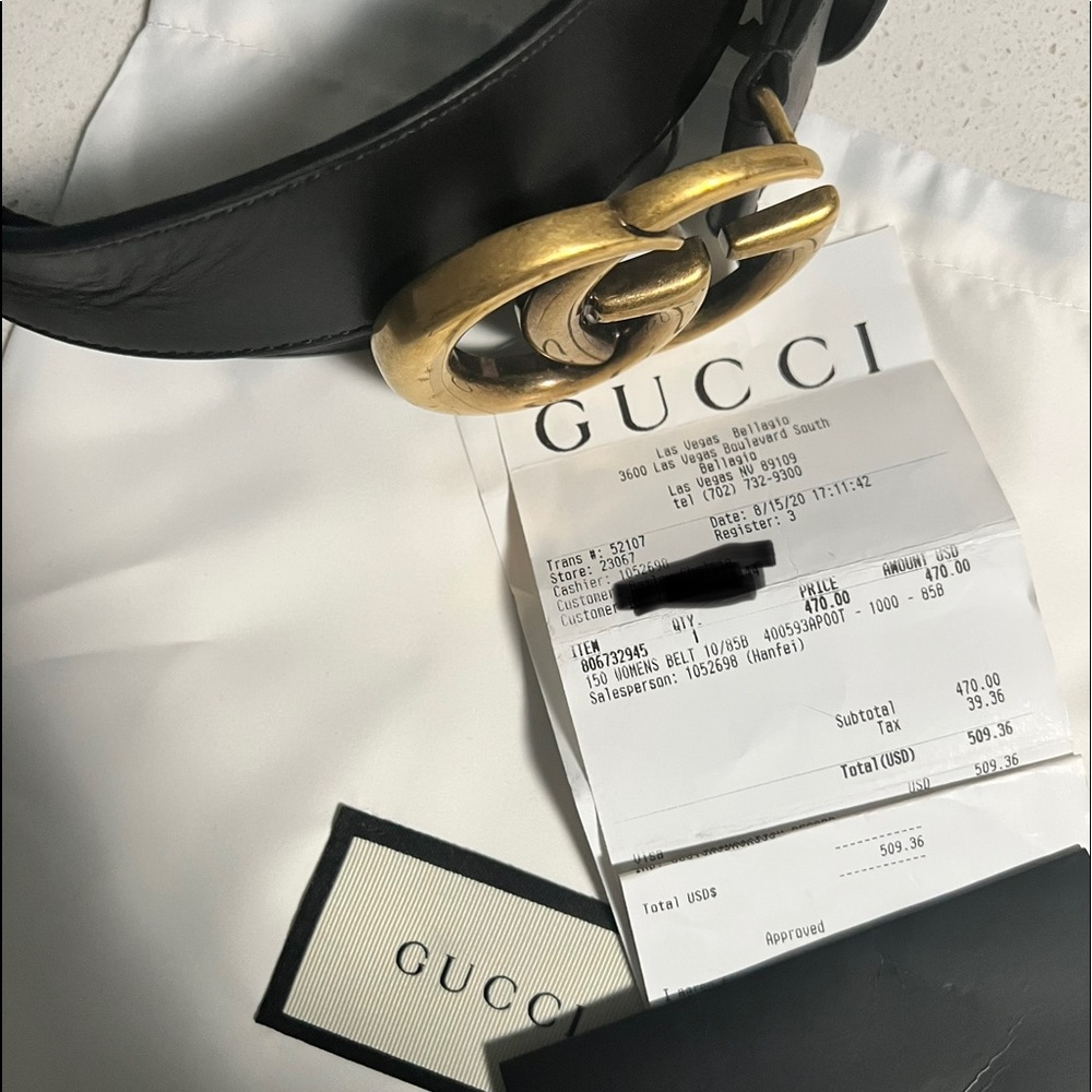Women’s 150 Gucci Belt - Picture 2 of 5